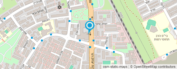 מפת הגעה אל פיצה האדמור - באר שבע