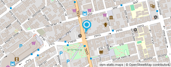 מפת הגעה אל הקבב מעיראק - רחובות