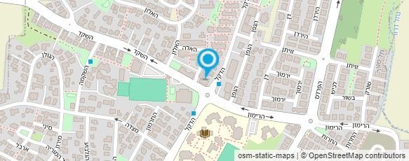 מפת הגעה אל בובה של פיצה - תל מונד