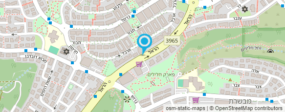 מפת הגעה אל לוצ'נה מבשרת ציון