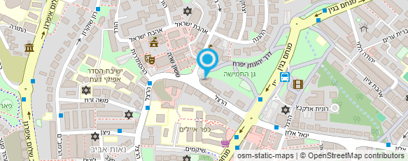 מפת הגעה אל פינת הפלאפל