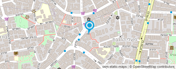 מפת הגעה אל החומוסיה של דני