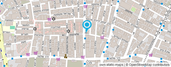 מפת הגעה אל אנג'י בורגר NG הרצל