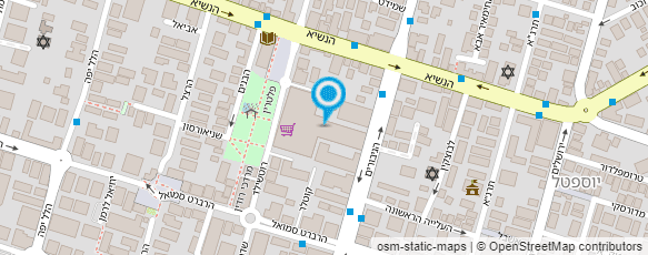 מפת הגעה אל שואו קפה - חדרה