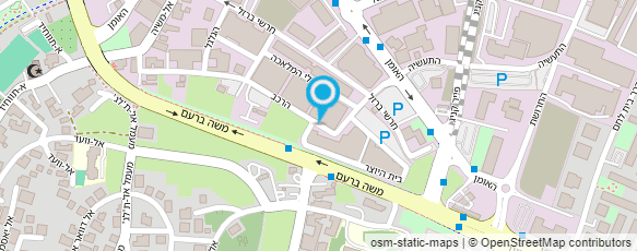 מפת הגעה אל סוכנות פז ירושלים