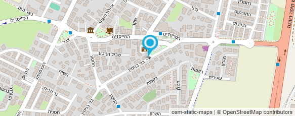 מפת הגעה אל אלוף השווארמה  אבן יהודה