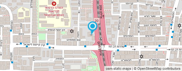 מפת הגעה אל פיצה סנדרו - בת ים