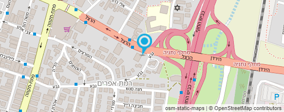 מפת הגעה אל משתלת אור גנים נקודת חן