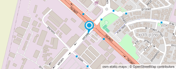 מפת הגעה אל מצברי חולון