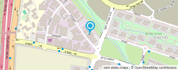 מפת הגעה אל וופל בר ראש העין