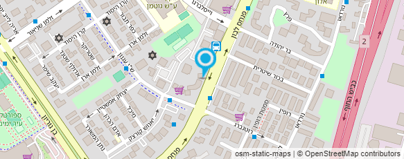 מפת הגעה אל פיצה באבא