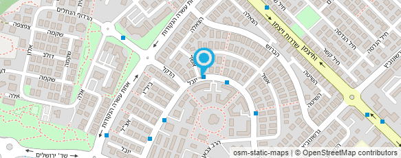 מפת הגעה אל מתניה חורי עיצוב שיער