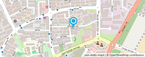 מפת הגעה אל קפה שושנה