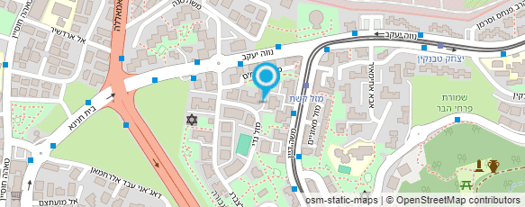 מפת הגעה אל אילה כהן מעצבת פנים בירושלים