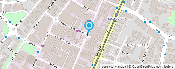 מפת הגעה אל עבודות מסגרות מ.ק