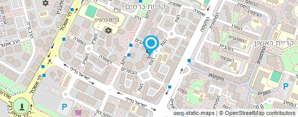 מפת הגעה אל ד"ר סופיה רויזמן רופאת שיניים