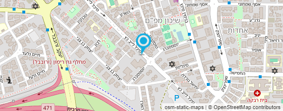 מפת הגעה אל ד. חגית הנהלת חשבונות בע"מ