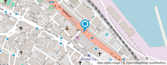 מפת הגעה אל דונה דונאטס