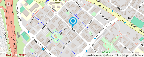 מפת הגעה אל עיסוי/ דיקור סיני - אוקסנה יופל מפת הגעה אל עיסוי/ דיקור סיני - אוקסנה יופל