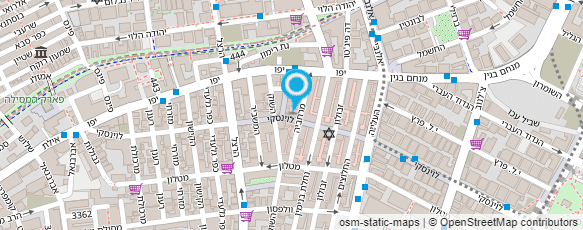 מפת הגעה אל קפה אלחנן