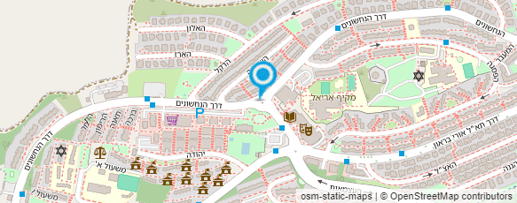 מפת הגעה אל אביב שוחט מורה נהיגה באריאל