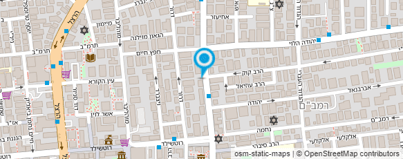 מפת הגעה אל טאבון מוגרבי