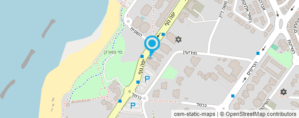 מפת הגעה אל מאפיית חוצות המרינה