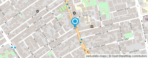 מפת הגעה אל פיצה אחד העם