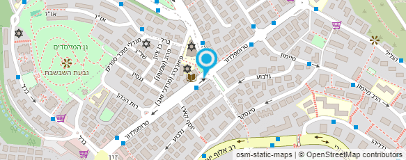 מפת הגעה אל פיצה ברכת משה