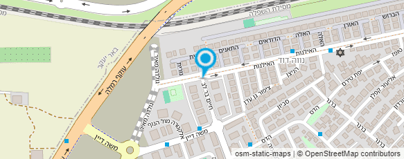 מפת הגעה אל יוסי טכנאי מקררים