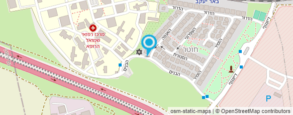 מפת הגעה אל מוניות שמואל הרופא