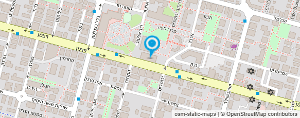 מפת הגעה אל מדטכניקה אורתופון - כפר סבא