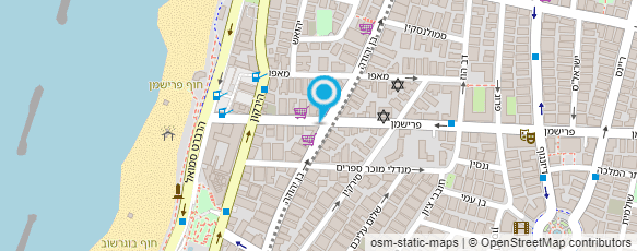 מפת הגעה אל פיצה גראז'