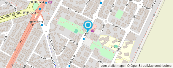 מפת הגעה אל אולגה בן לוי איפור קבוע מיקרופיגמנטציה