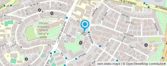 מפת הגעה אל MAMA  שניצל