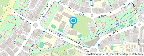 מפת הגעה אל וטרינריות בשכונה - יבנה / ד"ר אפרת גינגיס