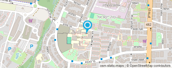 מפת הגעה אל קפיטריה