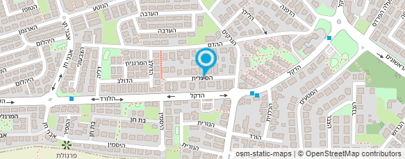 מפת הגעה אל אור קוצינסקי שירותי הנדסה