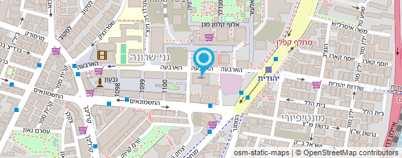 מפת הגעה אל Tlv Smile מרפאת שיניים