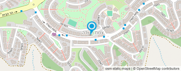 מפת הגעה אל מנשנשים אוכל ישראלי