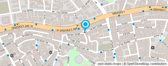 מפת הגעה אל עו"ד ישראל ג'רבי