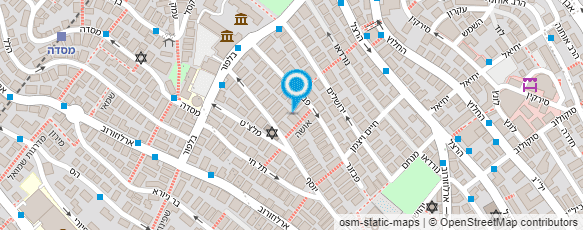 מפת הגעה אל דירת נופש בחיפה