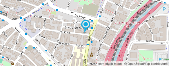 מפת הגעה אל טכנו כל עוזי-מסגרות ברזל ואלומיניום