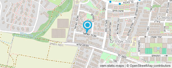 מפת הגעה אל רותם תופרת בהרצליה