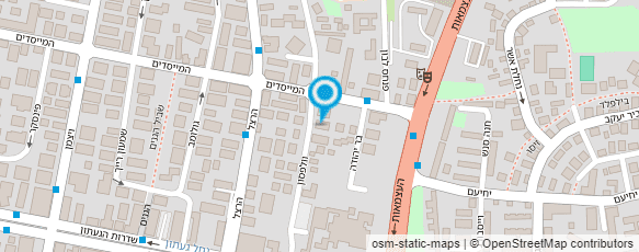 מפת הגעה אל אופנועי יוסי המורה שלך ללימוד נהיגה