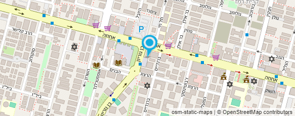 מפת הגעה אל B פיצה