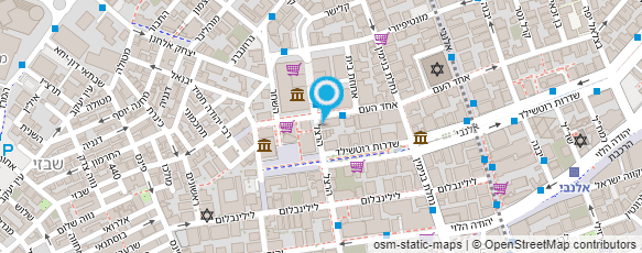 מפת הגעה אל נדב שחם | קלינאי תקשורת