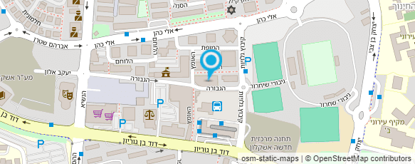 מפת הגעה אל פיצה ברכת שמיים