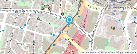 מפת הגעה אל שירות משלוחים מהיום להיום בירושלים מפת הגעה אל שירות משלוחים מהיום להיום בירושלים