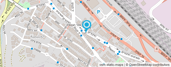 מפת הגעה אל CHEEZY PIZZA HAIFA